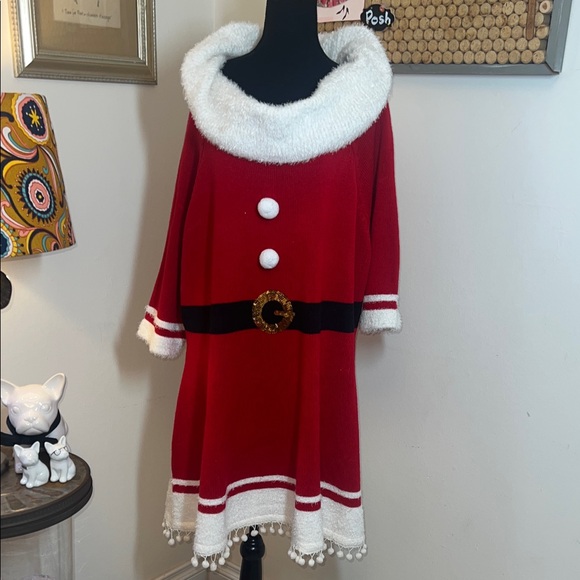 Holiday Traditions Mrs. Santa Clause Plus Dress Costume Sz.3X - Picture 1 of 10
